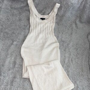 Jluxlabel maxi see through beige summer dress